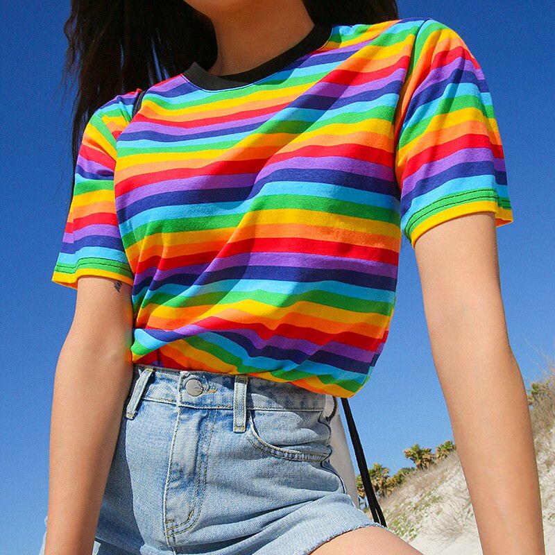 Style Core Aesthetics, New Style Trends - Rainbow Tee Style Core Aesthetics, New Style Trends - Rainbow Tee