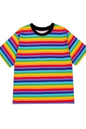 Style Core Aesthetics, New Style Trends - Rainbow Tee