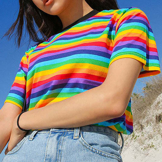 Style Core Aesthetics, New Style Trends - Rainbow Tee Style Core Aesthetics, New Style Trends - Rainbow Tee