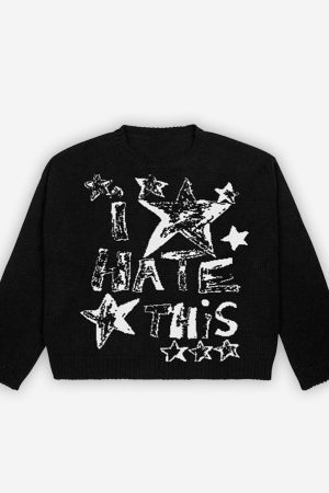 Style Core Aesthetics, New Style Trends - 'Rated Zero Stars' Knit