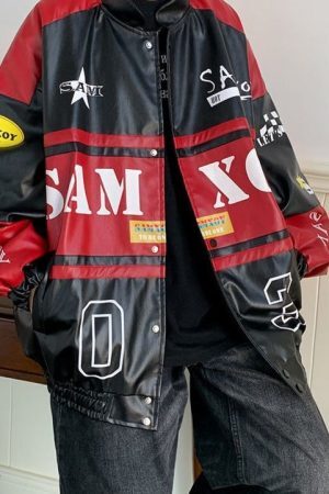 Style Core Aesthetics, New Style Trends - Red racing jacket