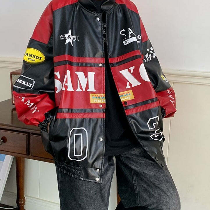 Style Core Aesthetics, New Style Trends - Red racing jacket Style Core Aesthetics, New Style Trends - Red racing jacket