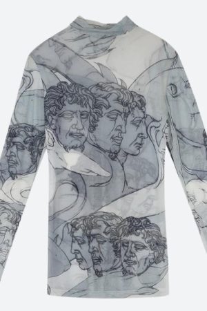 Style Core Aesthetics, New Style Trends - Renaissance Heads Mesh Top