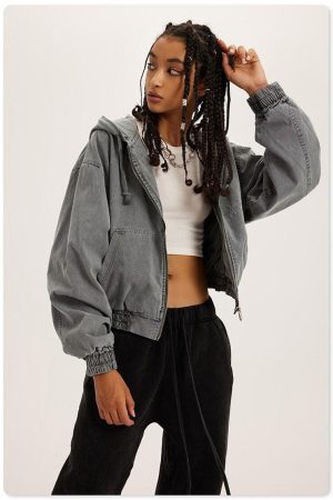 Style Core Aesthetics, New Style Trends - Retro Zip-Up Hoodie