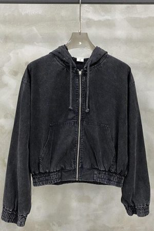 Style Core Aesthetics, New Style Trends - Retro Zip-Up Hoodie