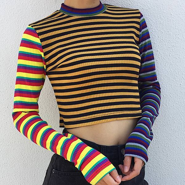 Style Core Aesthetics, New Style Trends - Ribbed Crop Knit Style Core Aesthetics, New Style Trends - Ribbed Crop Knit