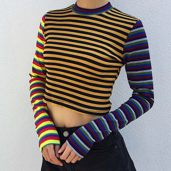 Style Core Aesthetics, New Style Trends - Ribbed Crop Knit Style Core Aesthetics, New Style Trends - Ribbed Crop Knit