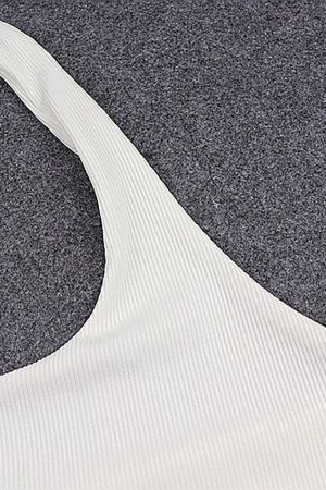 Style Core Aesthetics, New Style Trends - Ribbed Halter Tank Top