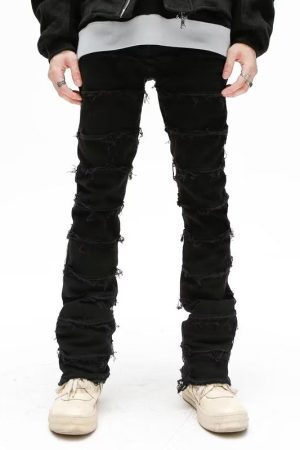 Style Core Aesthetics, New Style Trends - 'Ripple' Jeans