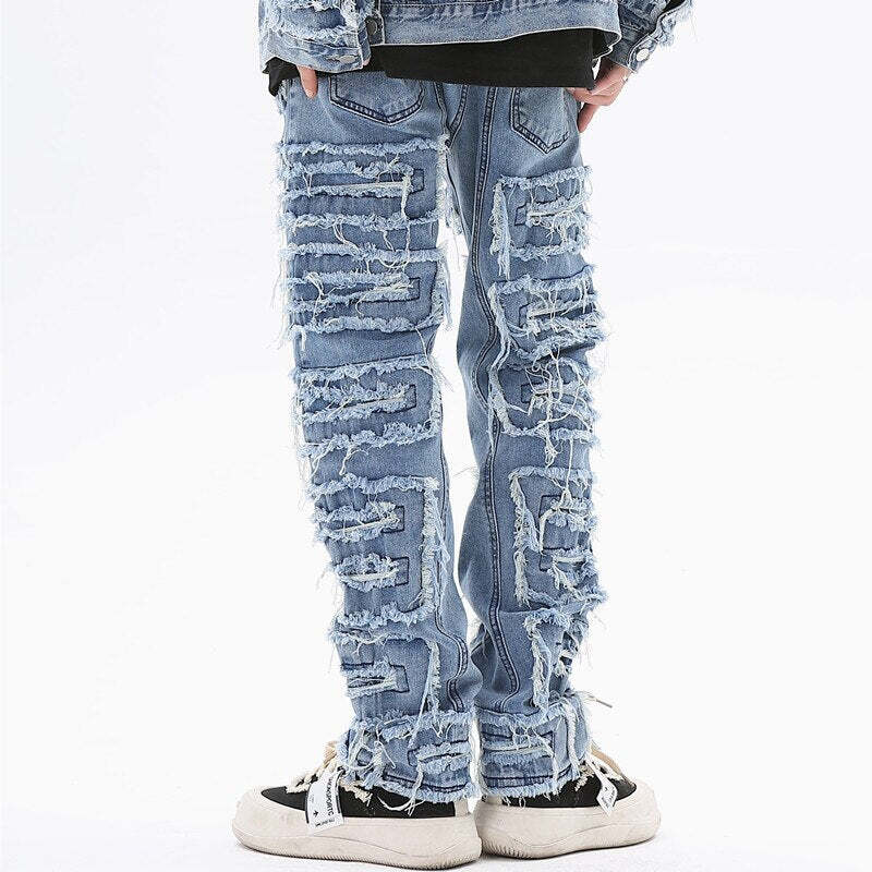 Style Core Aesthetics, New Style Trends - 'Ripples' Jeans Style Core Aesthetics, New Style Trends - 'Ripples' Jeans