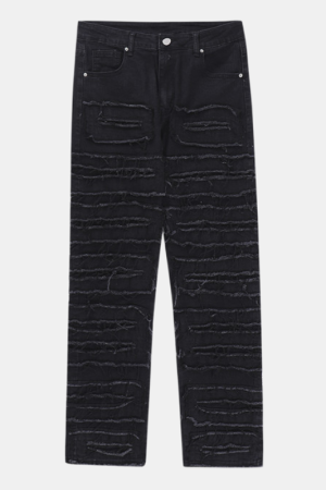 Style Core Aesthetics, New Style Trends - 'Ripples' Jeans