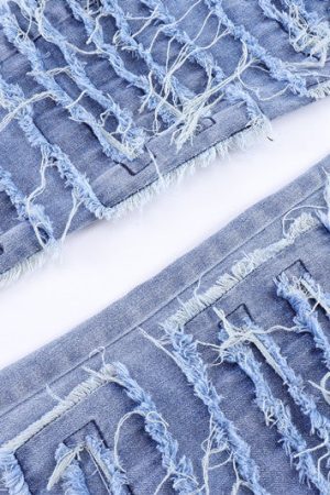 Style Core Aesthetics, New Style Trends - 'Ripples' Jeans