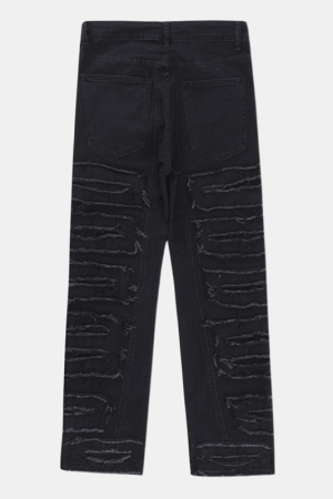Style Core Aesthetics, New Style Trends - 'Ripples' Jeans