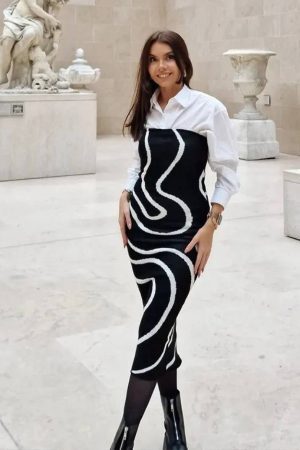 Style Core Aesthetics, New Style Trends - Robe bandeau moulante 'Assiah'