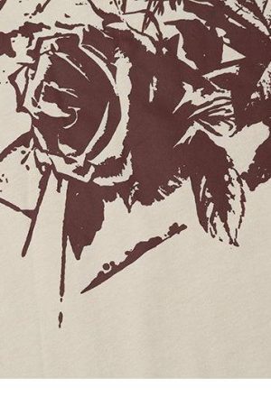 Style Core Aesthetics, New Style Trends - 'Rose club' T shirt