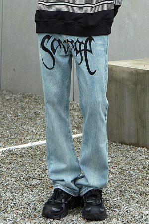 Style Core Aesthetics, New Style Trends - 'Saber' Jeans
