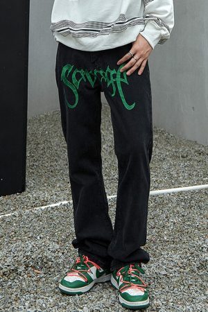 Style Core Aesthetics, New Style Trends - 'Saber' Jeans