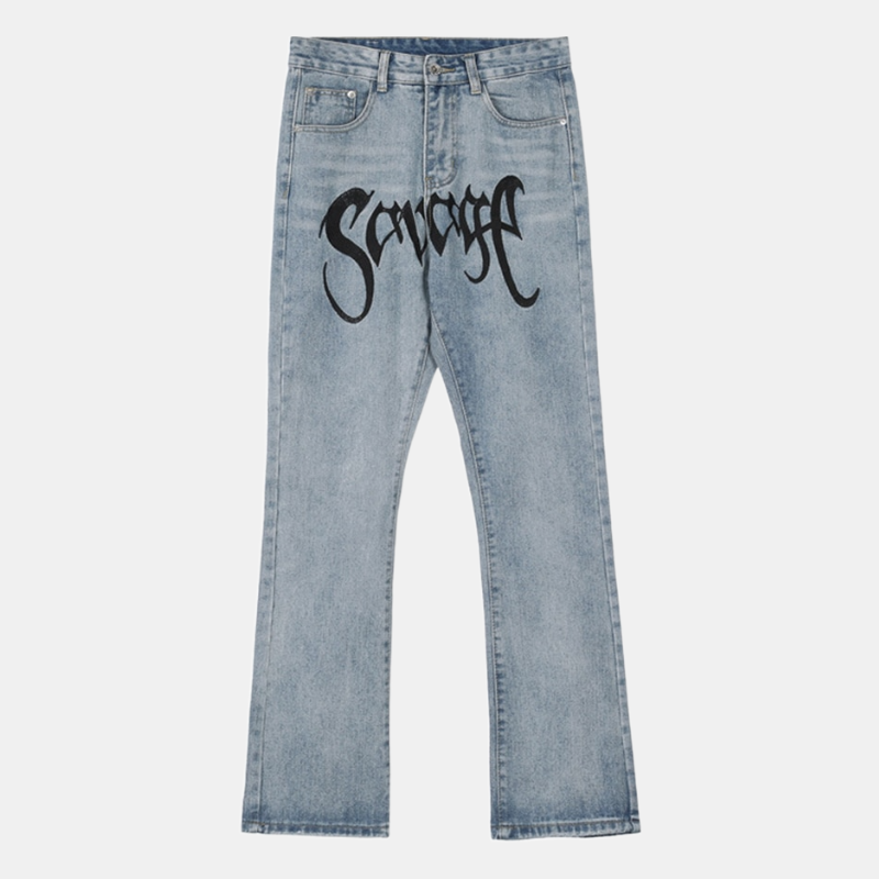 Style Core Aesthetics, New Style Trends - 'Saber' Jeans