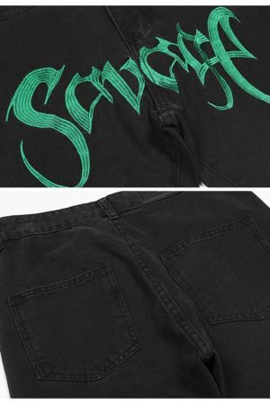 Style Core Aesthetics, New Style Trends - 'Saber' Jeans