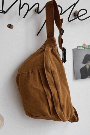 Style Core Aesthetics, New Style Trends - Sac à bandoulière à capacité de lavage vintage