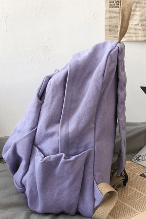 Style Core Aesthetics, New Style Trends - Sac à dos Vintage Wash College School