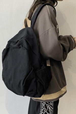 Style Core Aesthetics, New Style Trends - Sac à dos Vintage Wash College School