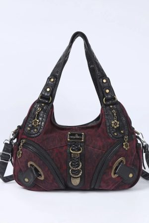 Style Core Aesthetics, New Style Trends - Sac à main leopard Y2K Grunge