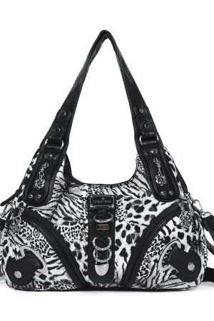 Style Core Aesthetics, New Style Trends - Sac à main leopard Y2K Grunge