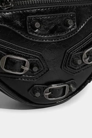 Style Core Aesthetics, New Style Trends - Salio | Sac Cœur Y2K Grunge à ceinture