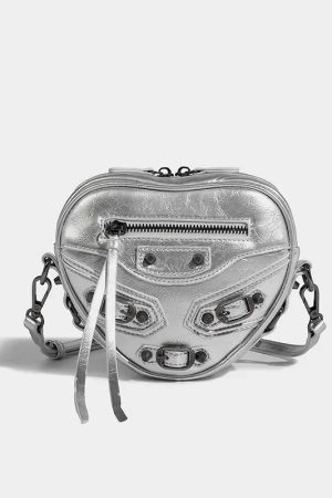 Style Core Aesthetics, New Style Trends - Salio | Sac Cœur Y2K Grunge à ceinture