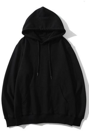 Style Core Aesthetics, New Style Trends - Self Made Monochrome Hoodie