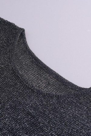 Style Core Aesthetics, New Style Trends - Semi Sheer Metallic Tank Top