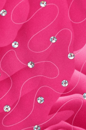 Style Core Aesthetics, New Style Trends - Sequin One Shoulder Floral Crop Tank Top