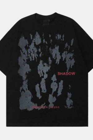 Style Core Aesthetics, New Style Trends - 'Shadow crowd' T shirt