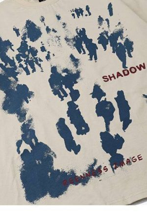 Style Core Aesthetics, New Style Trends - 'Shadow crowd' T shirt