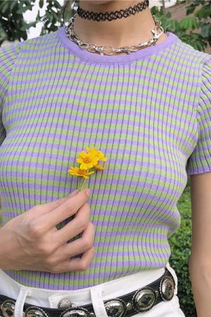 Style Core Aesthetics, New Style Trends - Sharon Ribbed Top