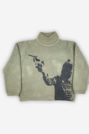 Style Core Aesthetics, New Style Trends - 'Shooter' Knit Sweater