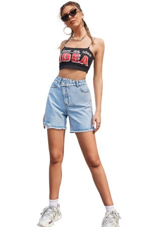 Style Core Aesthetics, New Style Trends - Short en jean 'Oliver'