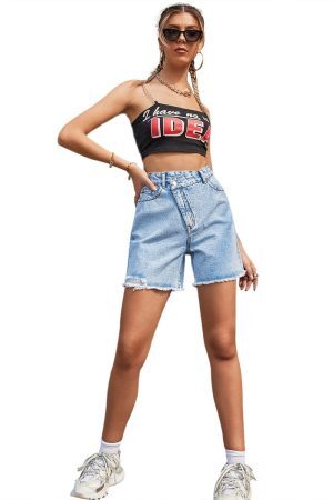 Style Core Aesthetics, New Style Trends - Short en jean 'Oliver'