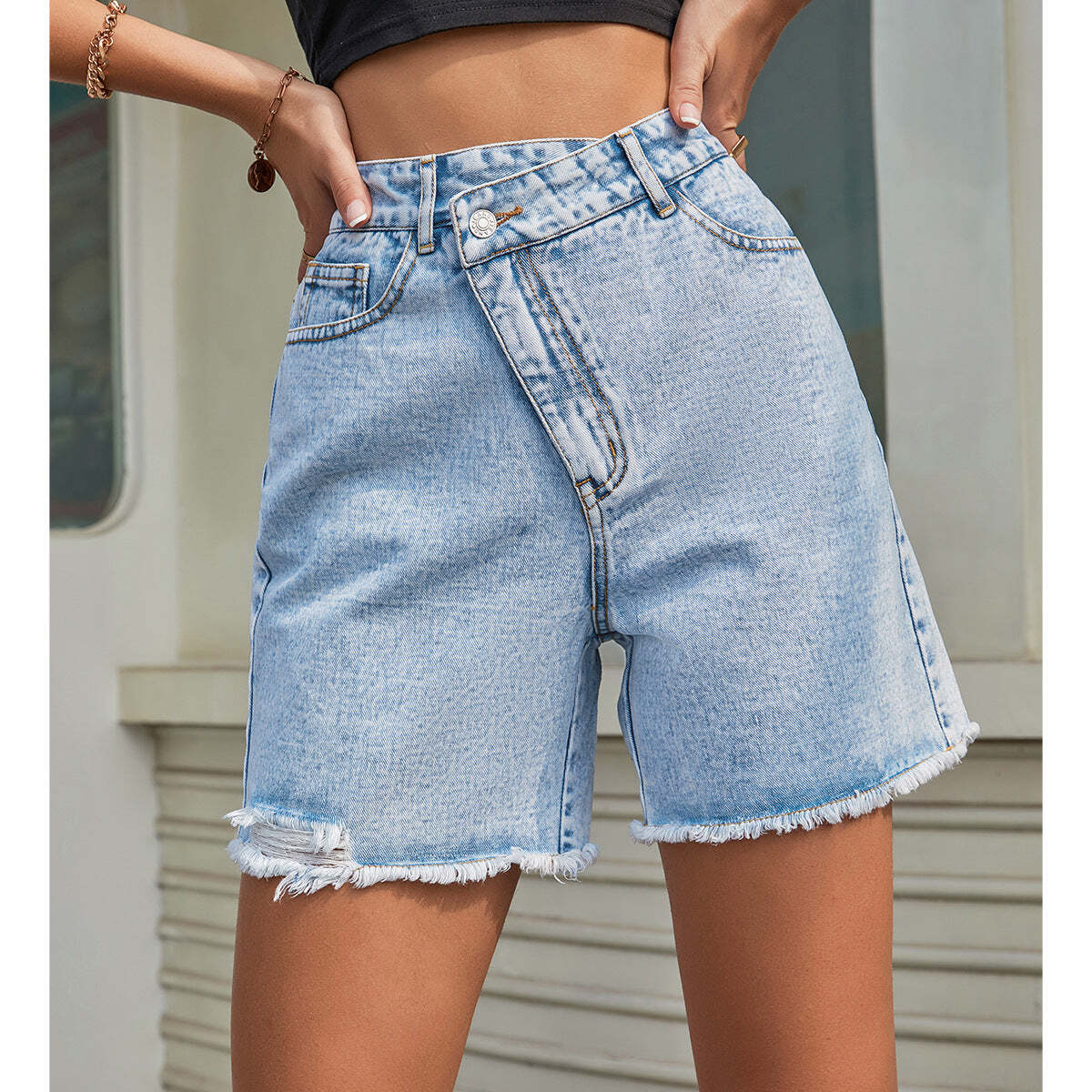 Style Core Aesthetics, New Style Trends - Short en jean 'Oliver'