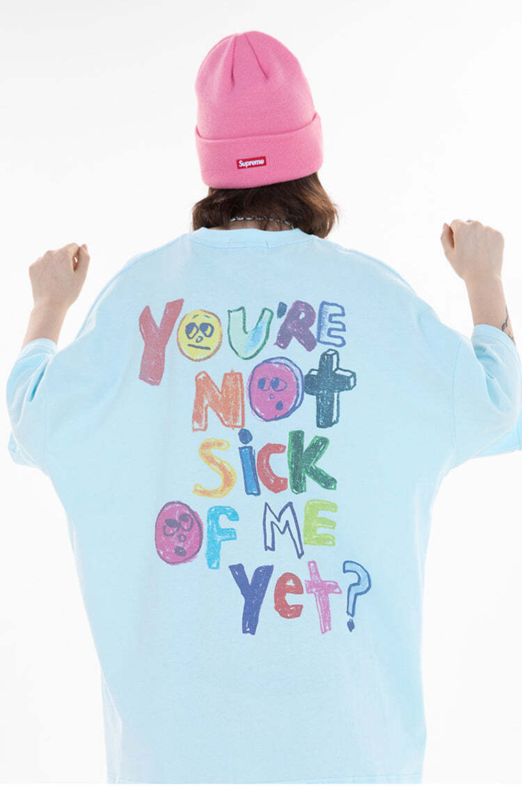 Style Core Aesthetics, New Style Trends - 'Sick of me' T shirt Style Core Aesthetics, New Style Trends - 'Sick of me' T shirt