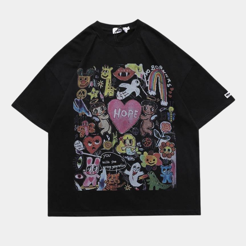 Style Core Aesthetics, New Style Trends - 'Sick of me' T shirt