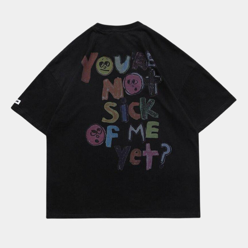 Style Core Aesthetics, New Style Trends - 'Sick of me' T shirt Style Core Aesthetics, New Style Trends - 'Sick of me' T shirt