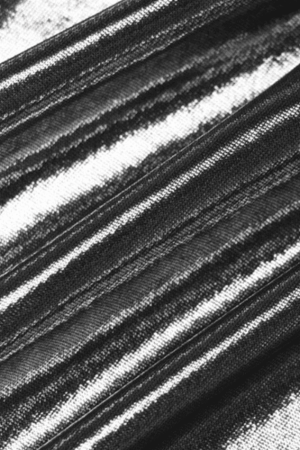 Style Core Aesthetics, New Style Trends - Side Tie Metallic Cropped Tank Top