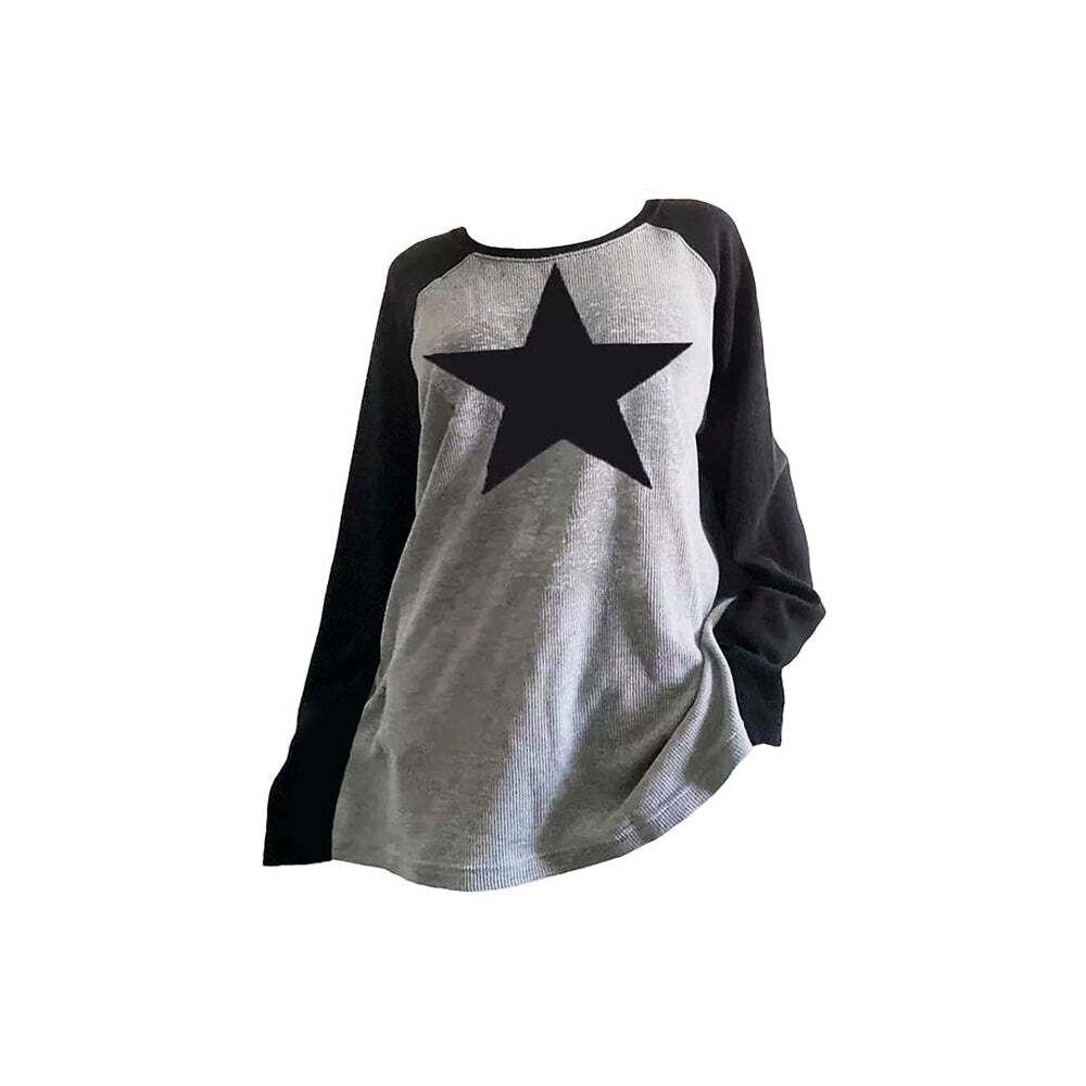 Style Core Aesthetics, New Style Trends - Skater Girl Star Top