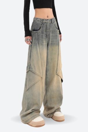 Style Core Aesthetics, New Style Trends - Skater Layered Denim Jeans