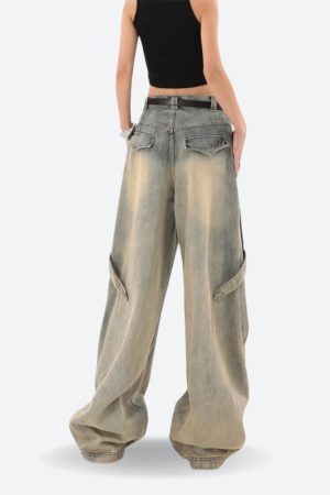 Style Core Aesthetics, New Style Trends - Skater Layered Denim Jeans