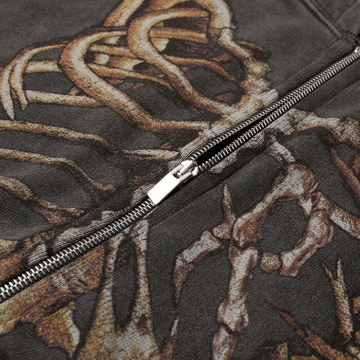 Style Core Aesthetics, New Style Trends - Skeleton Zip Up Hoodie Style Core Aesthetics, New Style Trends - Skeleton Zip Up Hoodie