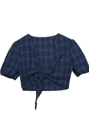 Style Core Aesthetics, New Style Trends - Skippin' School Plaid Top