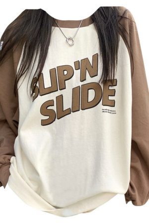 Style Core Aesthetics, New Style Trends - Slip n Slide Sweatshirt